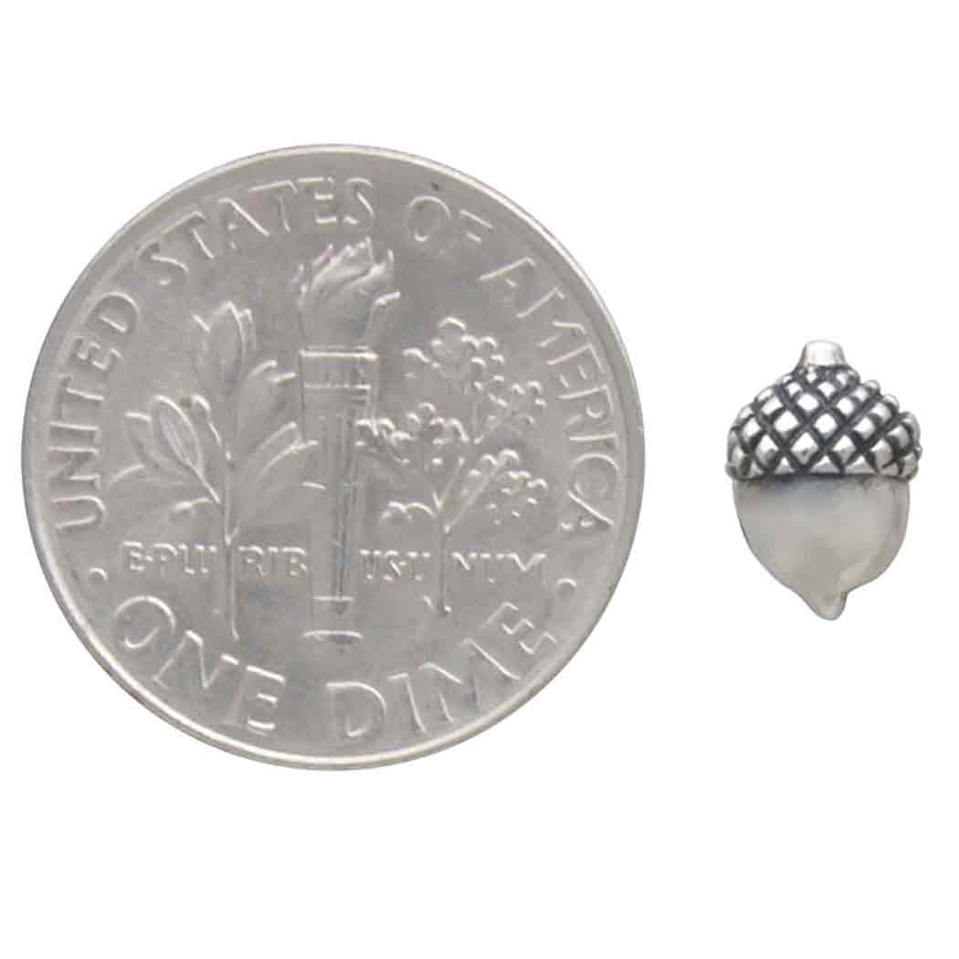Sterling Silver Acorn Post Earrings SKU: EARSS1939