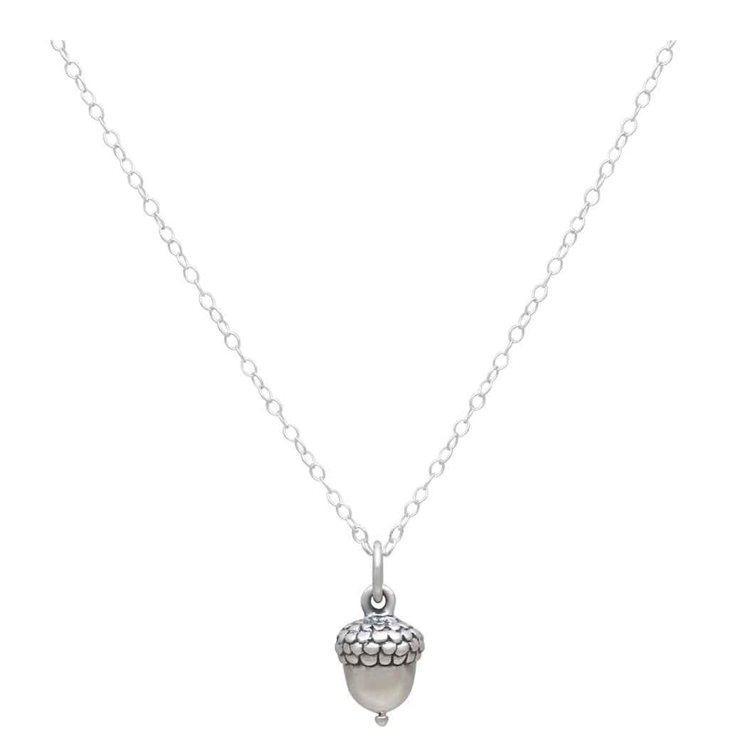 Sterling Silver Acorn Necklace  SKU: NECSS626SS