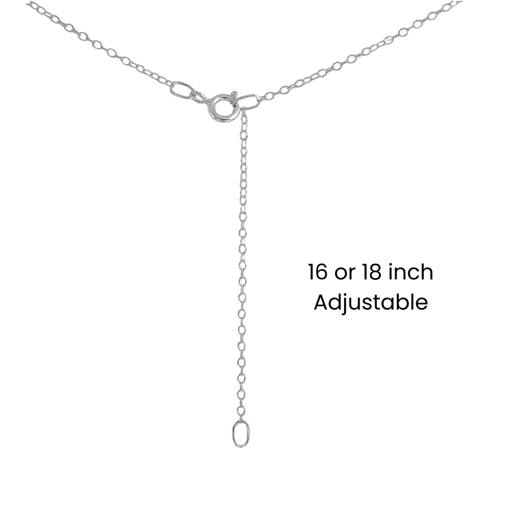 Sterling Silver Graveyard Necklace   SKU: NECSS4255SS